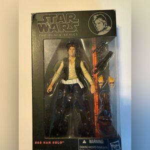Star Wars The Black Series #08 Han Solo 6” Figure Hasbro 2013 New in Box